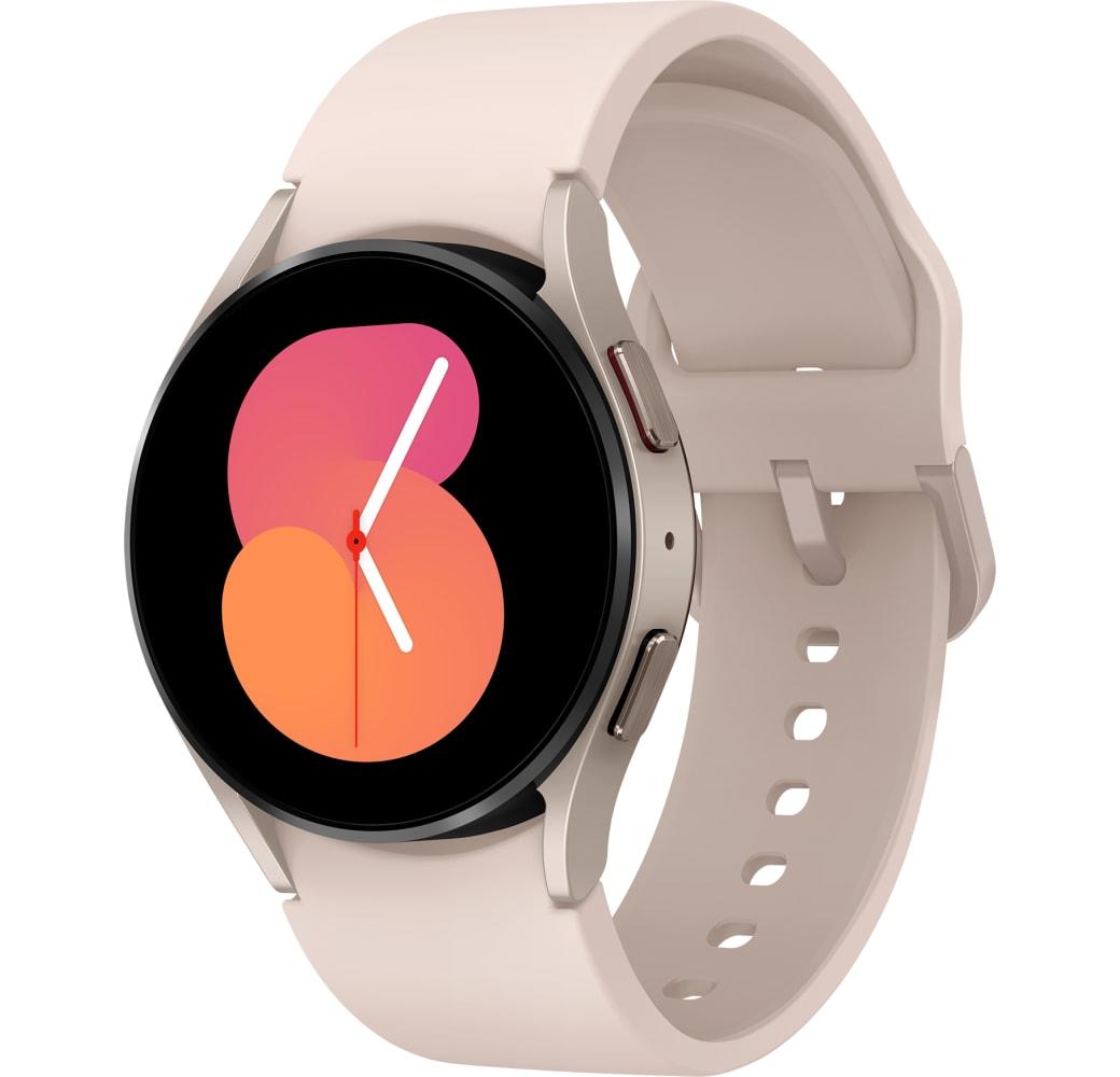 Pink Gold Samsung Galaxy Watch5 LTE Smartwatch, Aluminium Case, 40mm.1