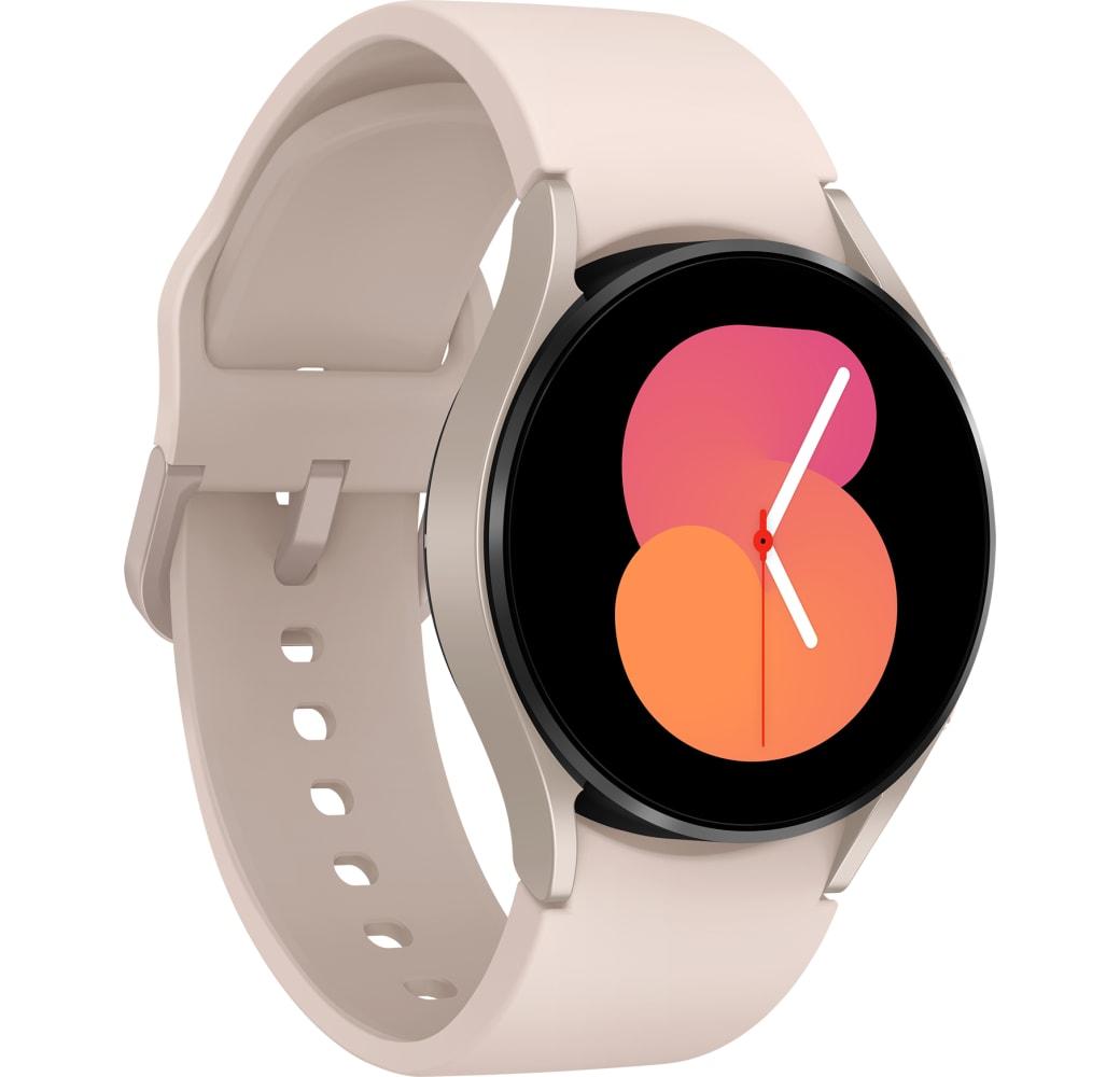 Pink Gold Samsung Galaxy Watch5 LTE Smartwatch, Aluminium Case, 40mm.3