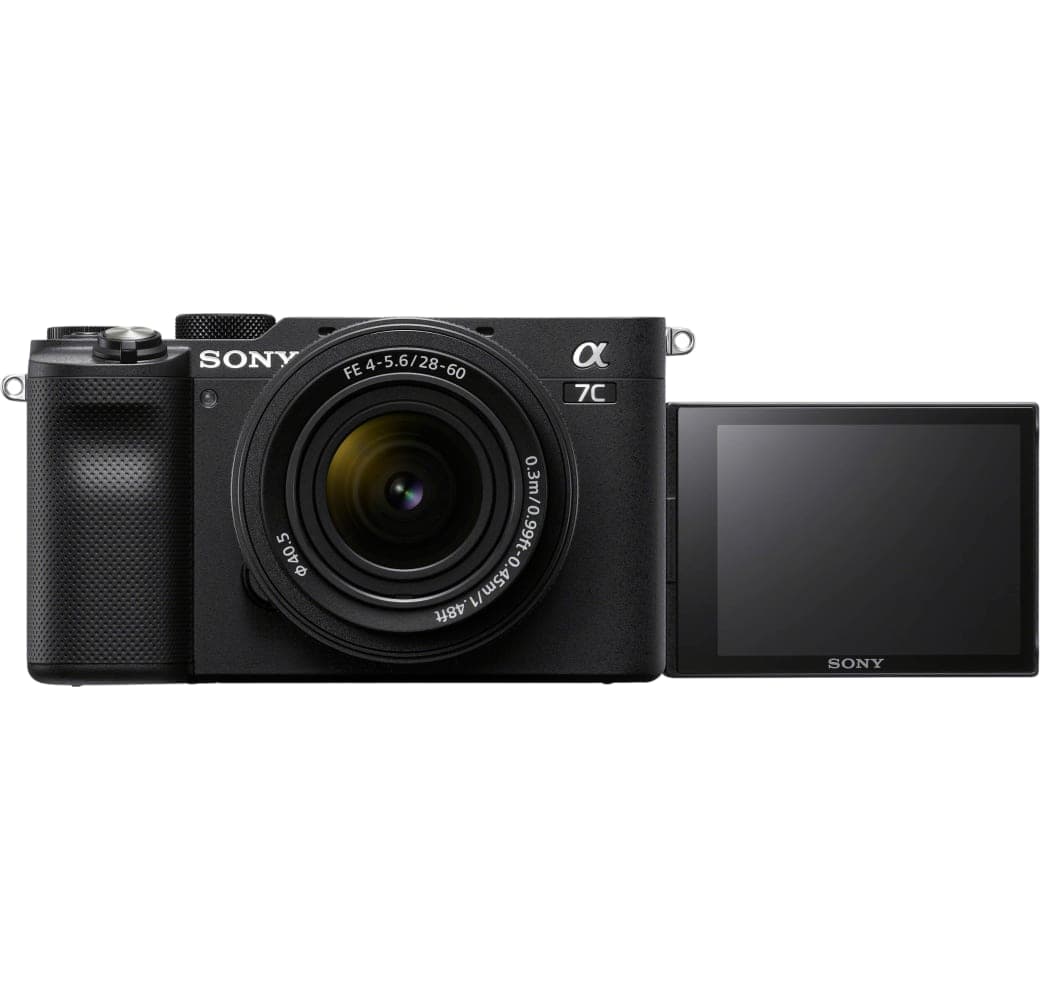 Black Sony Alpha 7C Camera Kit with FE 28-60mm f/4-5.6 Lens.2