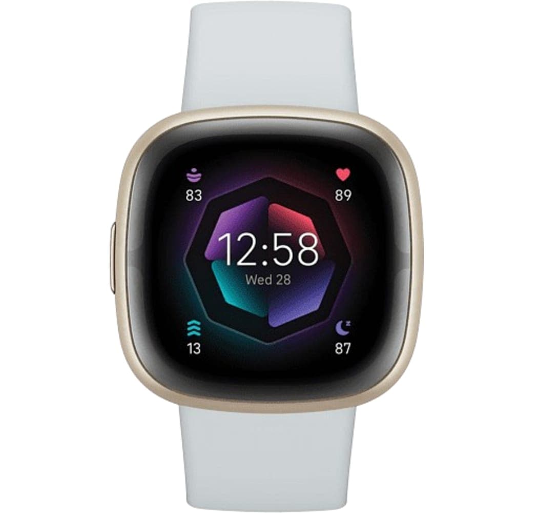 Blue Mist Fitbit Sense 2 Smartwatch, Aluminium Case, 40mm.2