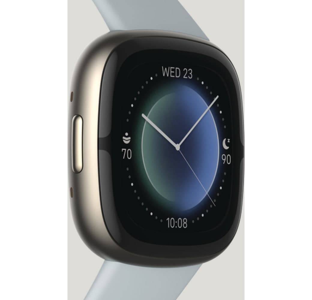 Blue Mist Fitbit Sense 2 Smartwatch, Aluminium Case, 40mm.4