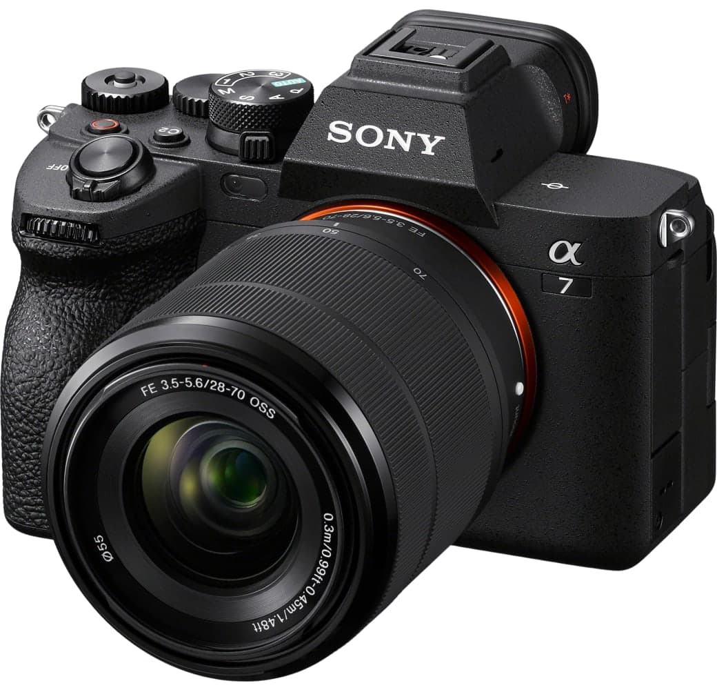 Black Sony Alpha 7 IV Camera Kit with FE 28-70 mm f/3.5–5.6 OSS Lens.1