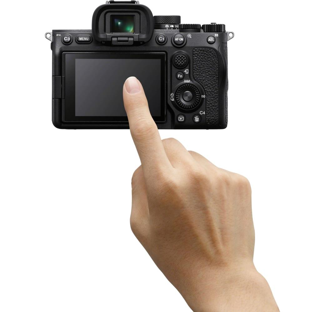 Black Sony Alpha 7 IV Systeemcamera boby.2