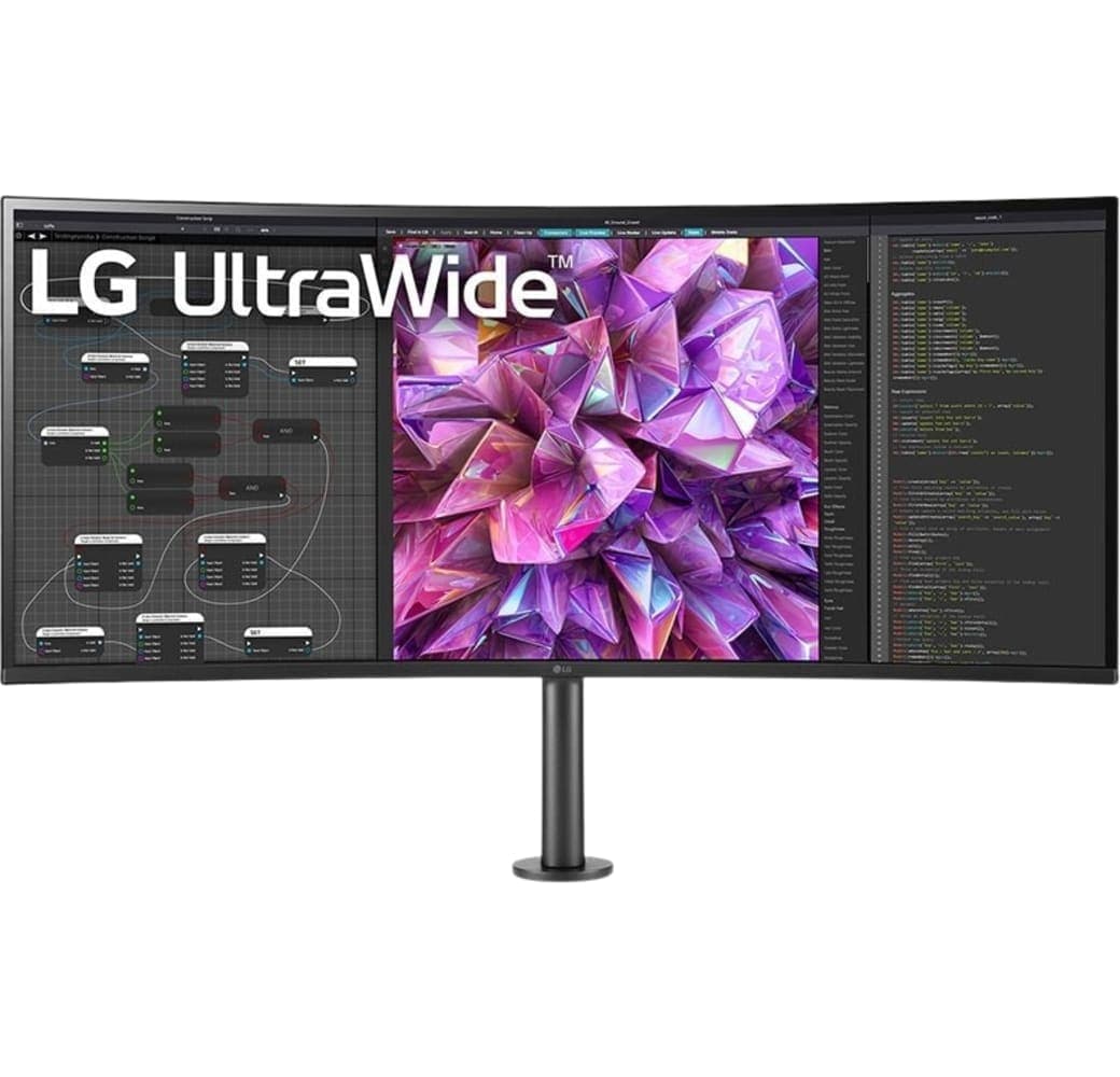 LG - 38" LG 37.5" Curved UltraWide™ Ergo Monitor (SOLD) 38WQ88C-W.AEU.1