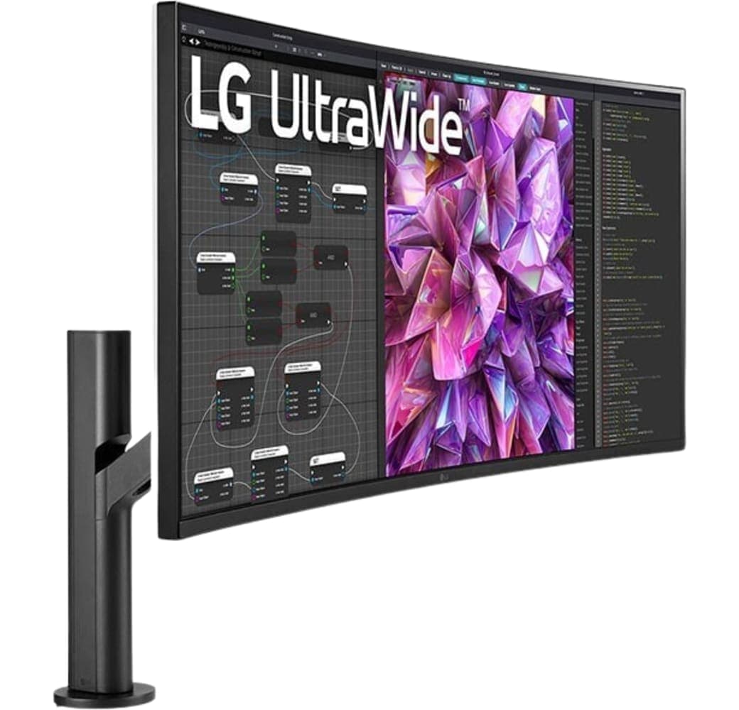 LG - 38" LG 37.5" Curved UltraWide™ Ergo Monitor (SOLD) 38WQ88C-W.AEU.2