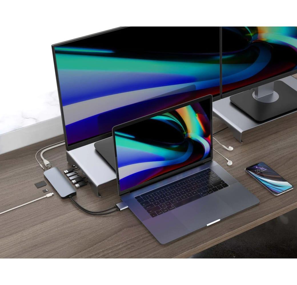 Gray Targus Hyper VIPER 10-in-2 USB-C Hub.4