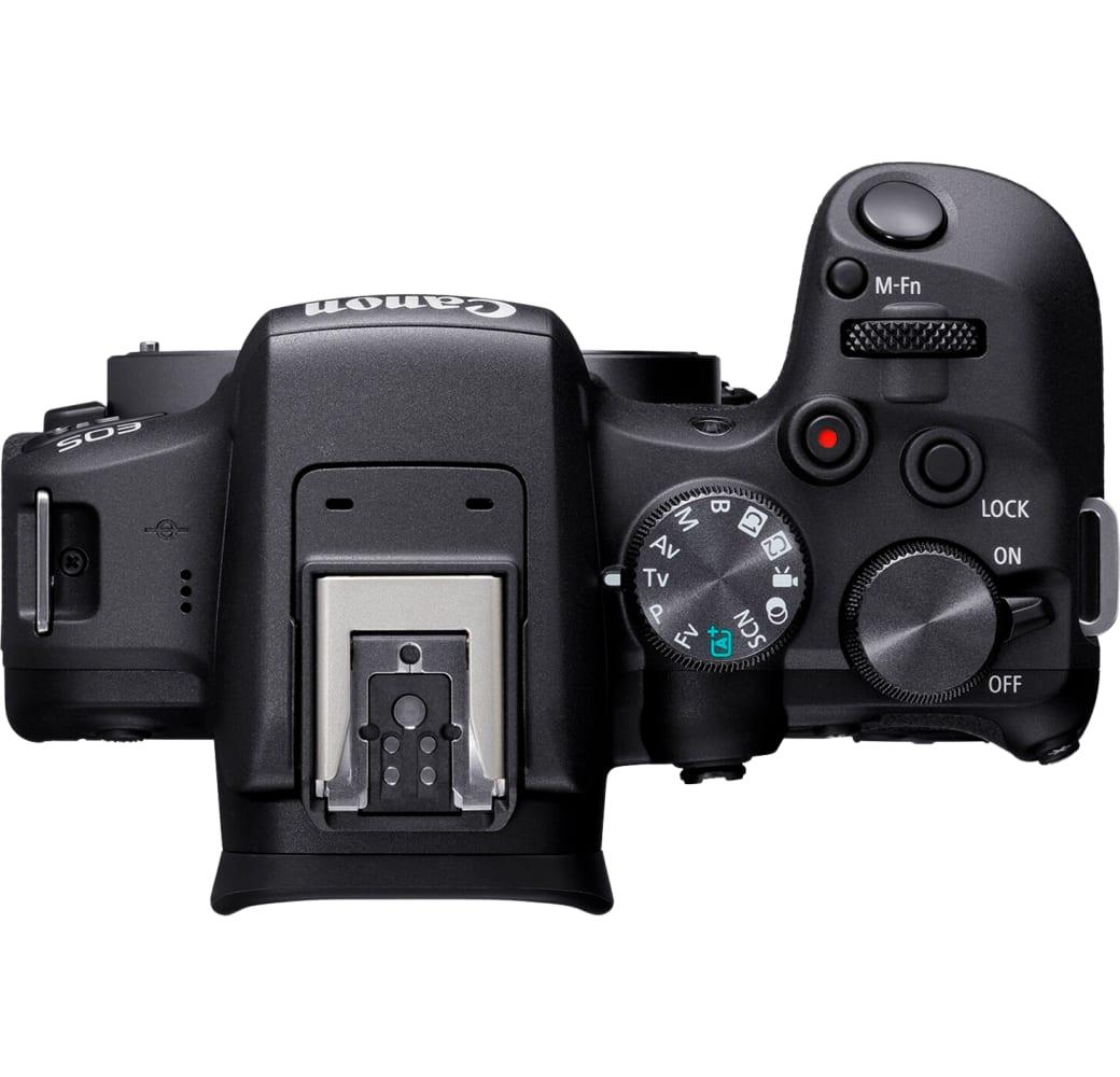 Schwarz Canon EOS R10 Systemkamera, mit Objektiv RF-S 18-45mm f/4.5-6.3 IS STM + EF-EOS R Adapter.4