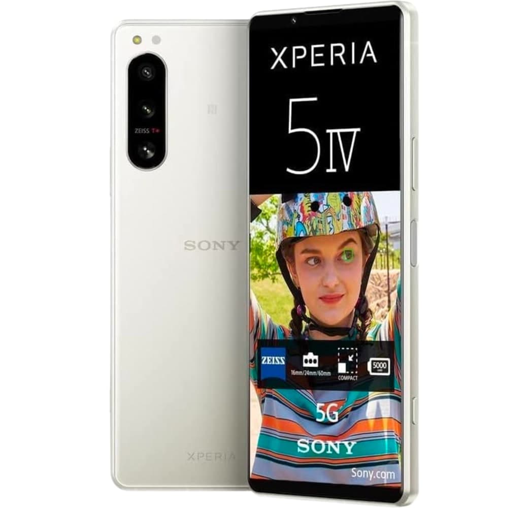 White Sony Xperia 5 IV Smartphone - 128GB - Dual SIM.1