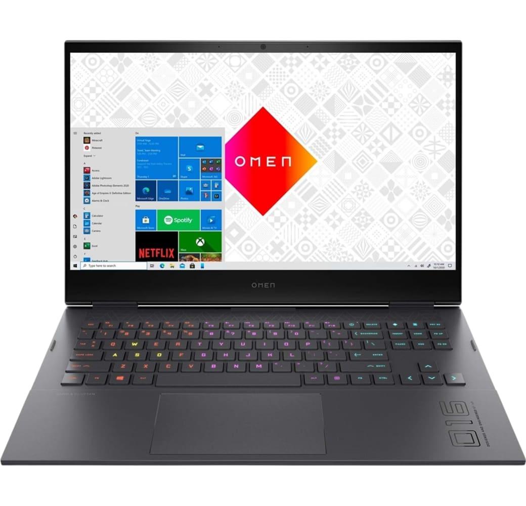 Schwarz HP Omen 16 Gaming Notebook - AMD Ryzen™ 7 5800H - 16GB - 1TB SSD - AMD Radeon™ RX 6600M.1