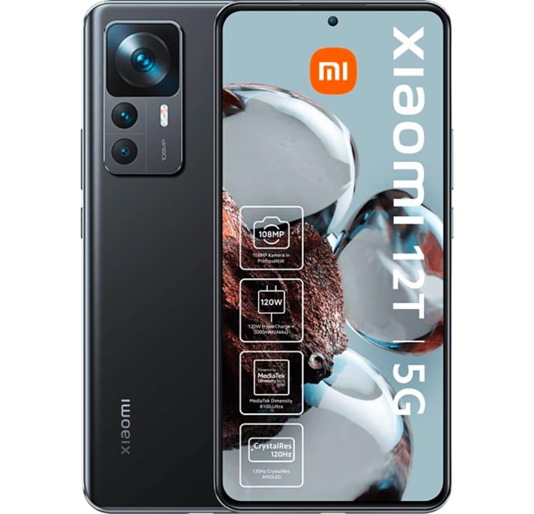 Black Xiaomi 12T Smartphone - 256GB - Dual SIM.1