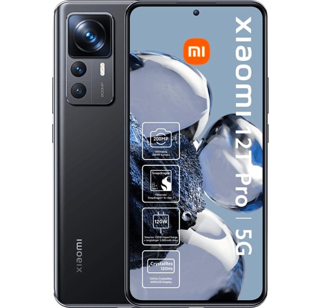 Black Xiaomi 12T Pro Smartphone - 256GB - Dual SIM.1