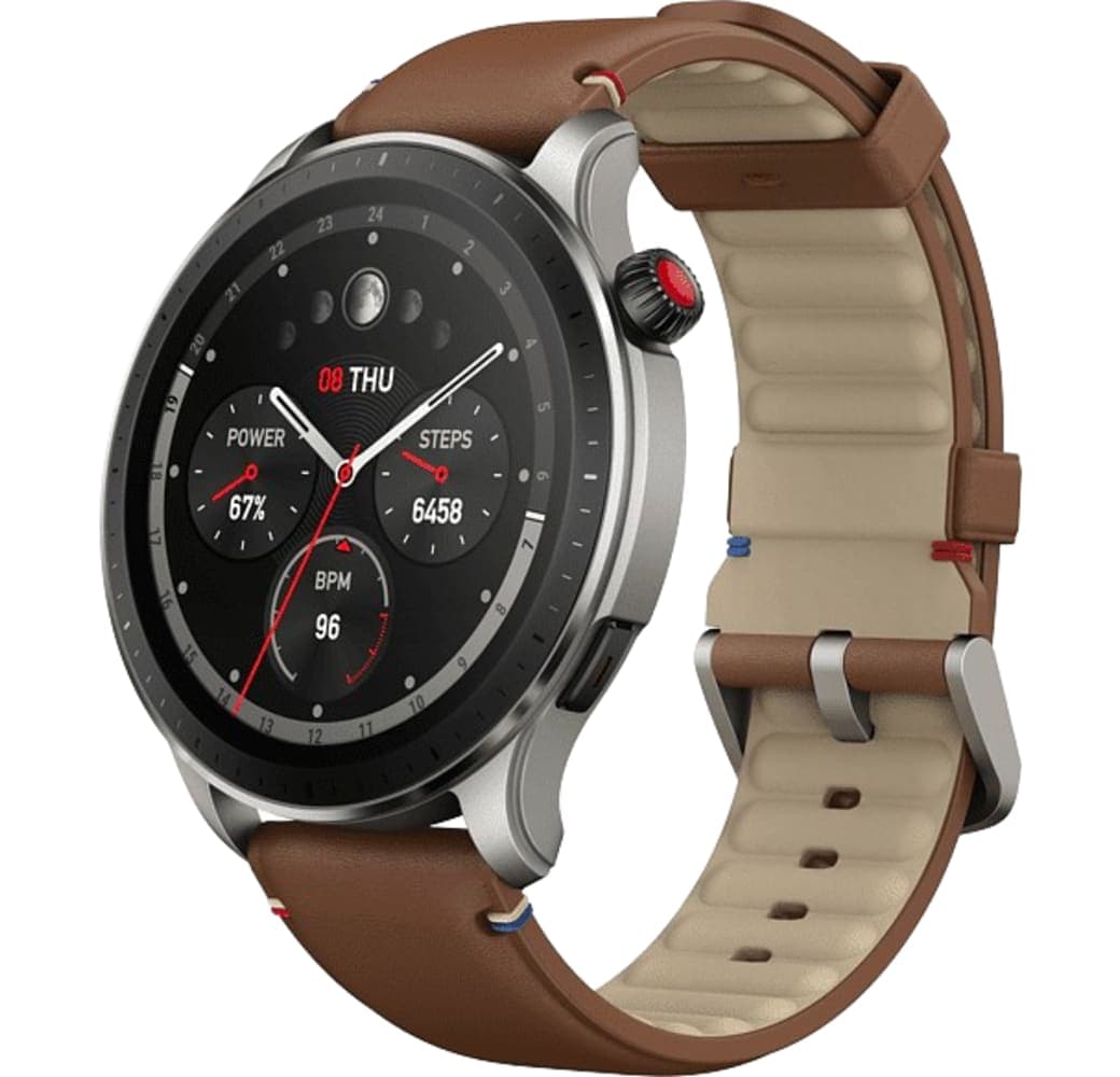 Brown Reloj inteligente Amazfit GTR 4, caja de Aluminio, 46 mm.1