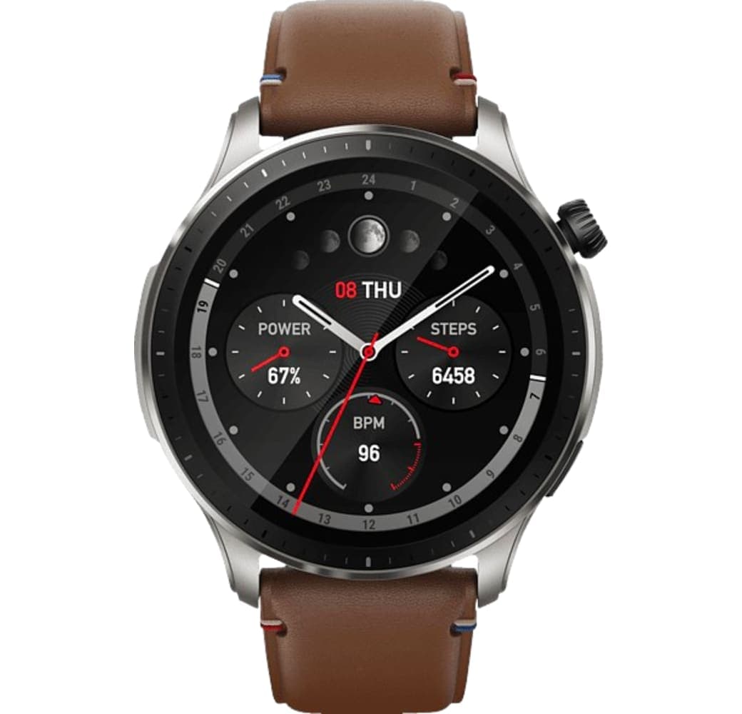 Brown Reloj inteligente Amazfit GTR 4, caja de Aluminio, 46 mm.2