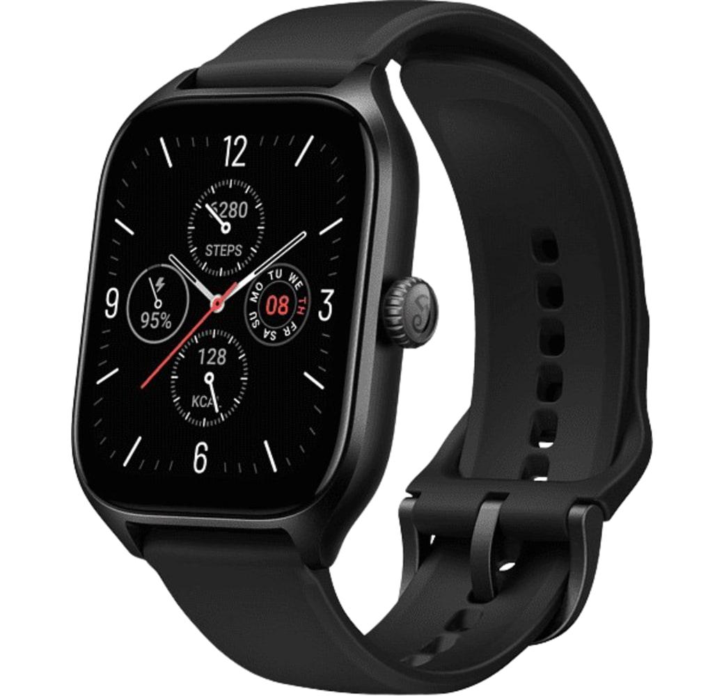 Black Amazfit GTS 4 Smartwatch, Aluminium Case.1