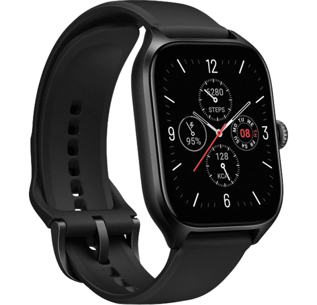 Black Amazfit GTS 4 Smartwatch, Aluminium Case.3