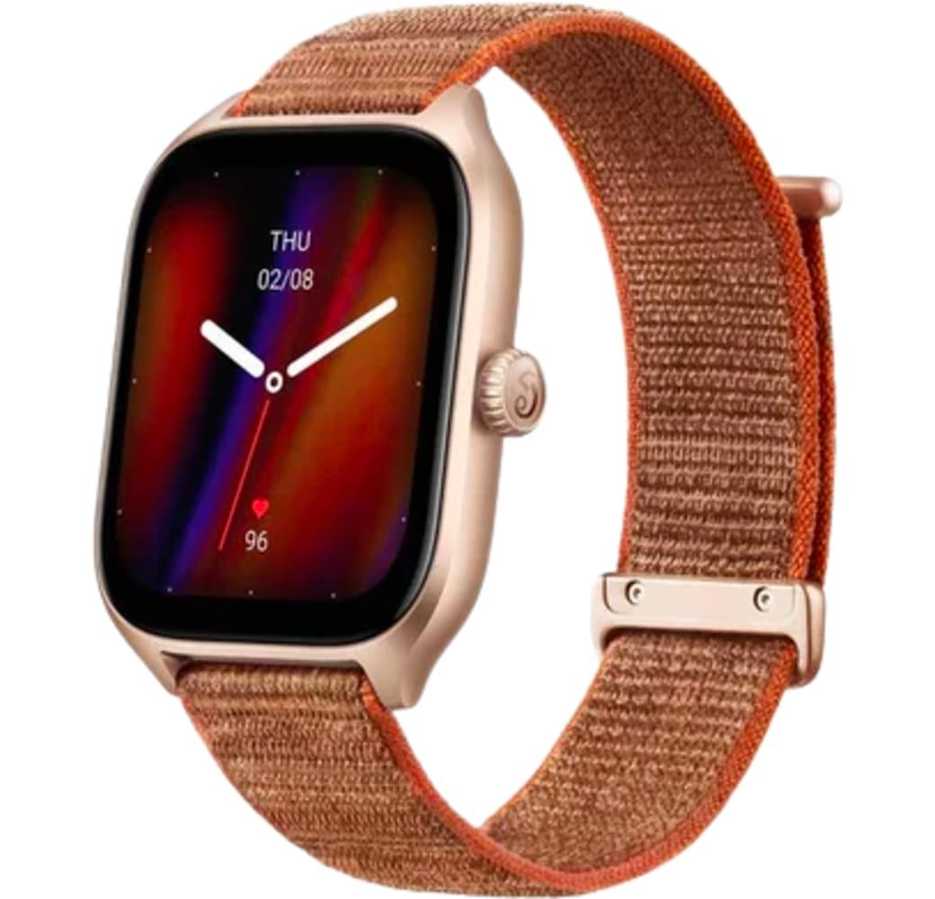 Brown Amazfit GTS 4 Smartwatch, Aluminiumgehäuse.1