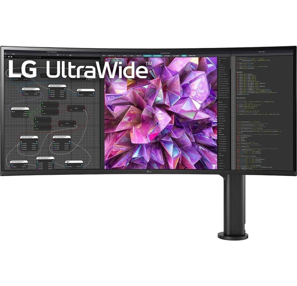 LG - 38" LG 37.5" Curved UltraWide™ Ergo Monitor (SOLD) 38WQ88C-W.AEU.5