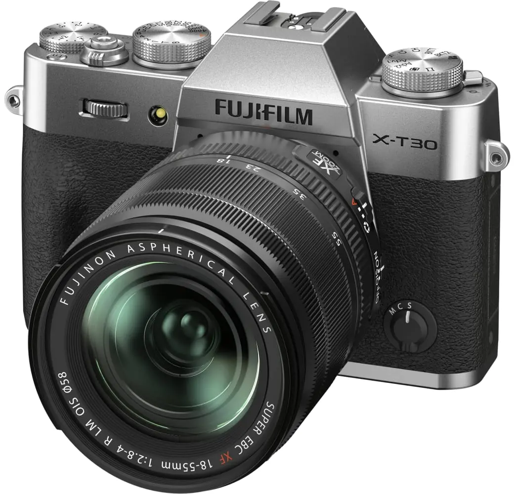 Silber Fujifilm X-T30 II Systemkamera, mit Objektiv XF 18-55mm f/2.8-4 R LM OIS.1