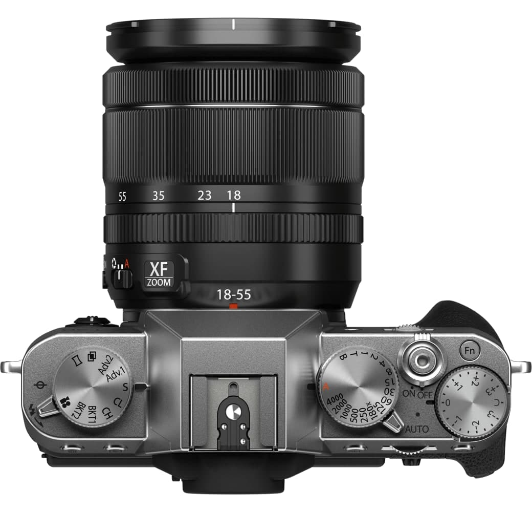 Silber Fujifilm X-T30 II Systemkamera, mit Objektiv XF 18-55mm f/2.8-4 R LM OIS.4