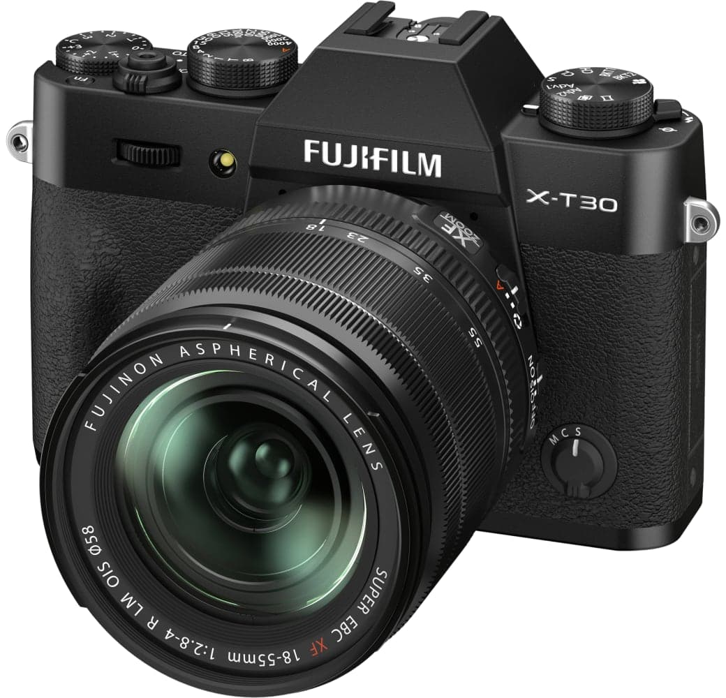 Black Fujifilm X-T30 II Camera Kit with XF 18-55mm f/2.8-4 R LM OIS Lens.1