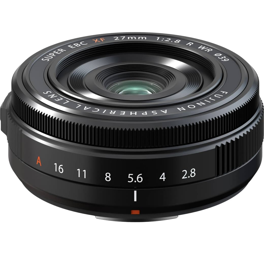 Black Fujifilm XF 27mm F/2.8 R WR.1