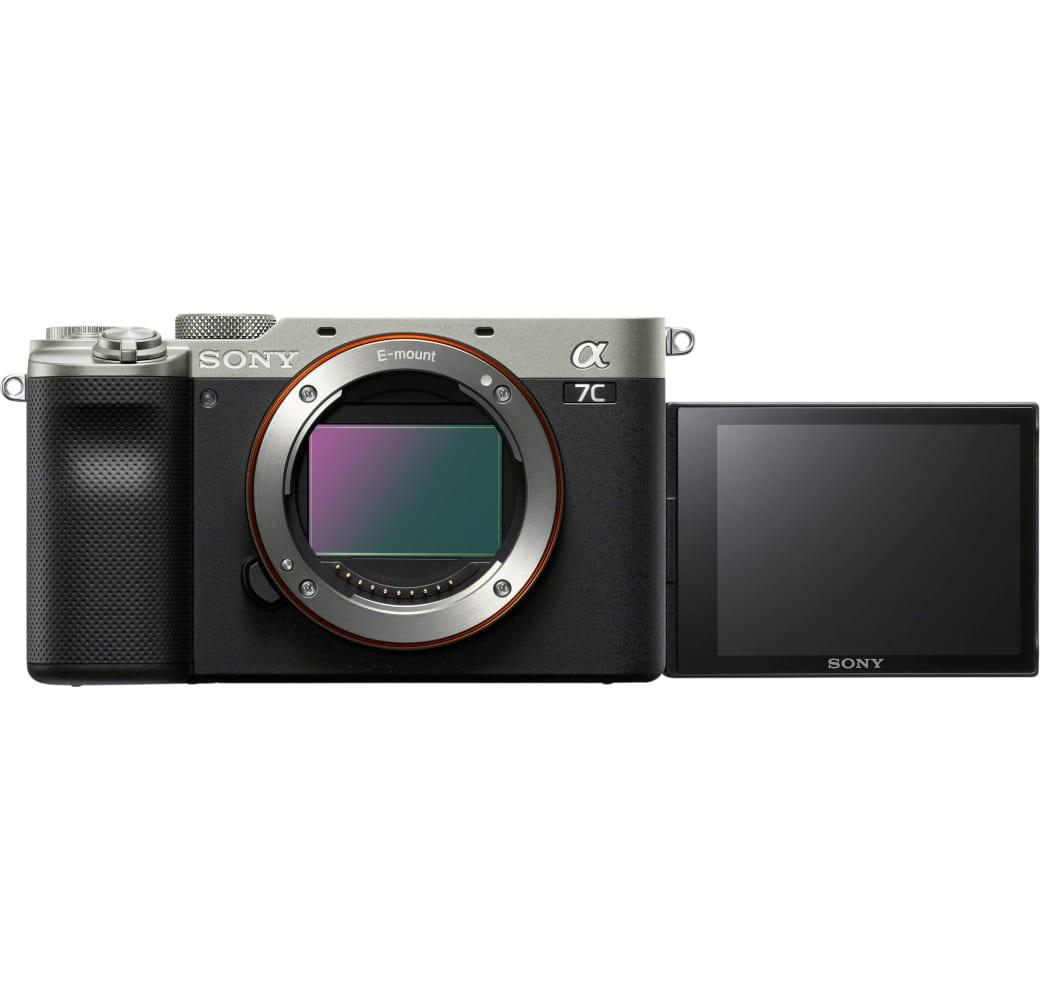 Silver Sony Alpha 7C Mirrorless Camera Body.3