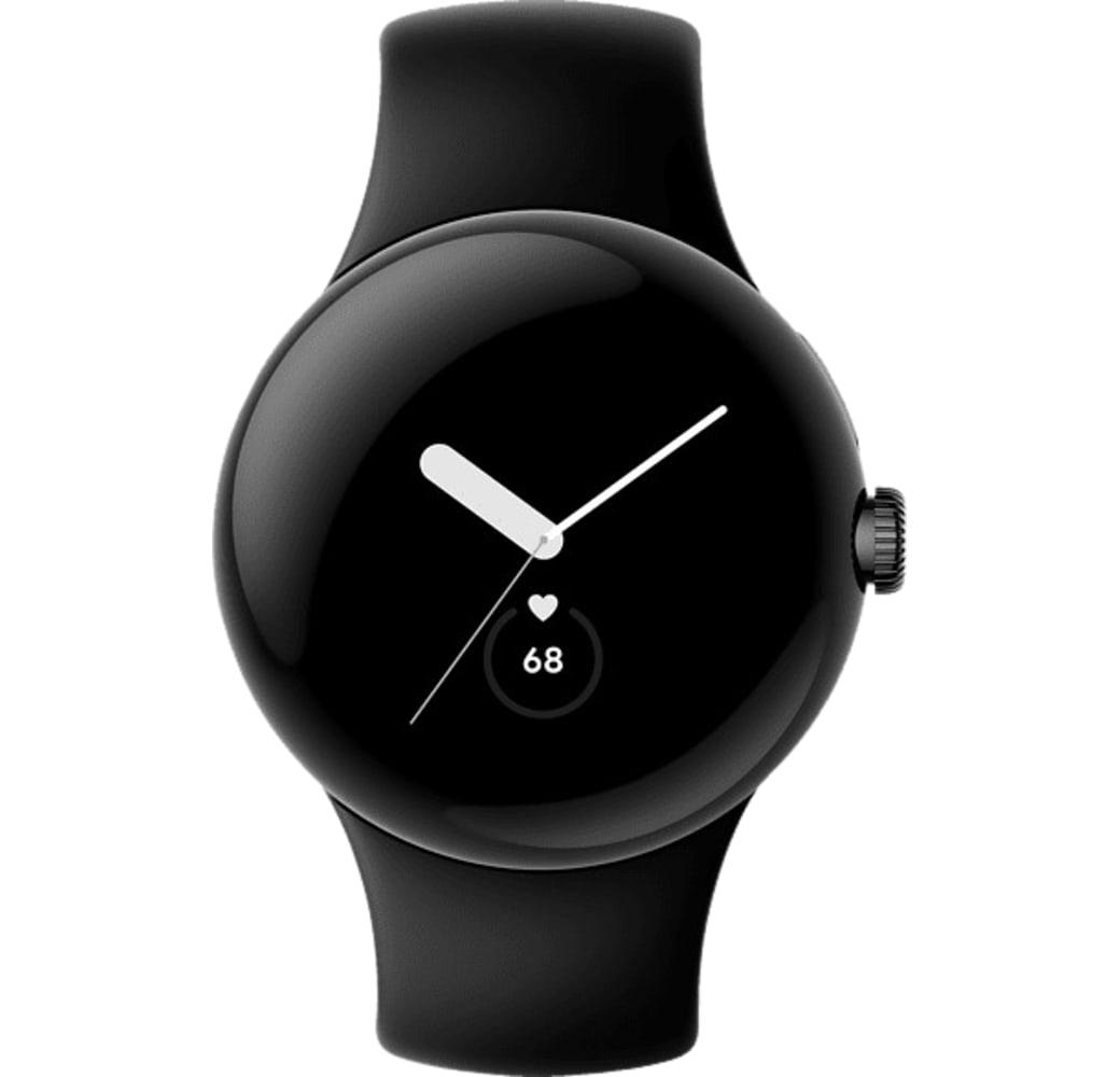 Obsidian Google Pixel Wi-Fi / Bluetooth Smartwatch, Stainless Steel Case, 41mm.2