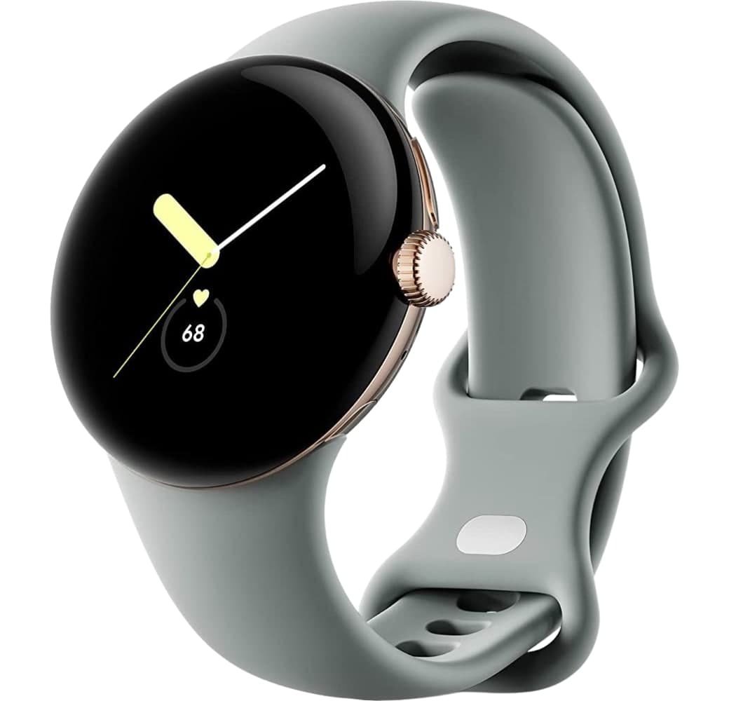 Hazel Google Pixel Wi-Fi / Bluetooth Smartwatch, Stainless Steel Case, 41mm.1