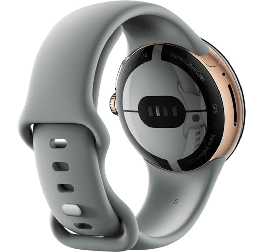 Hazel Google Pixel Wi-Fi / Bluetooth Smartwatch, Stainless Steel Case, 41mm.3