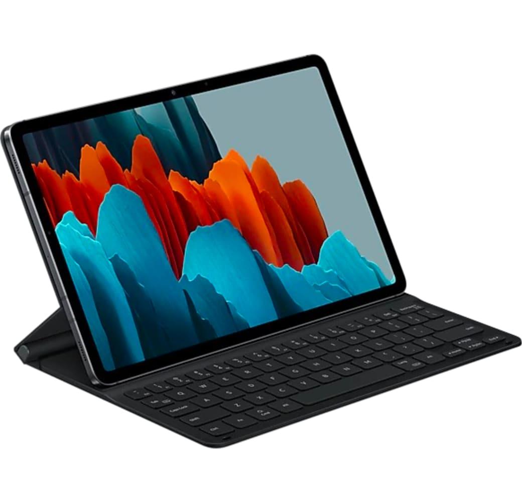 Zwart Samsung Galaxy Tab S8 / S7 Book Cover Keyboard Slim.2