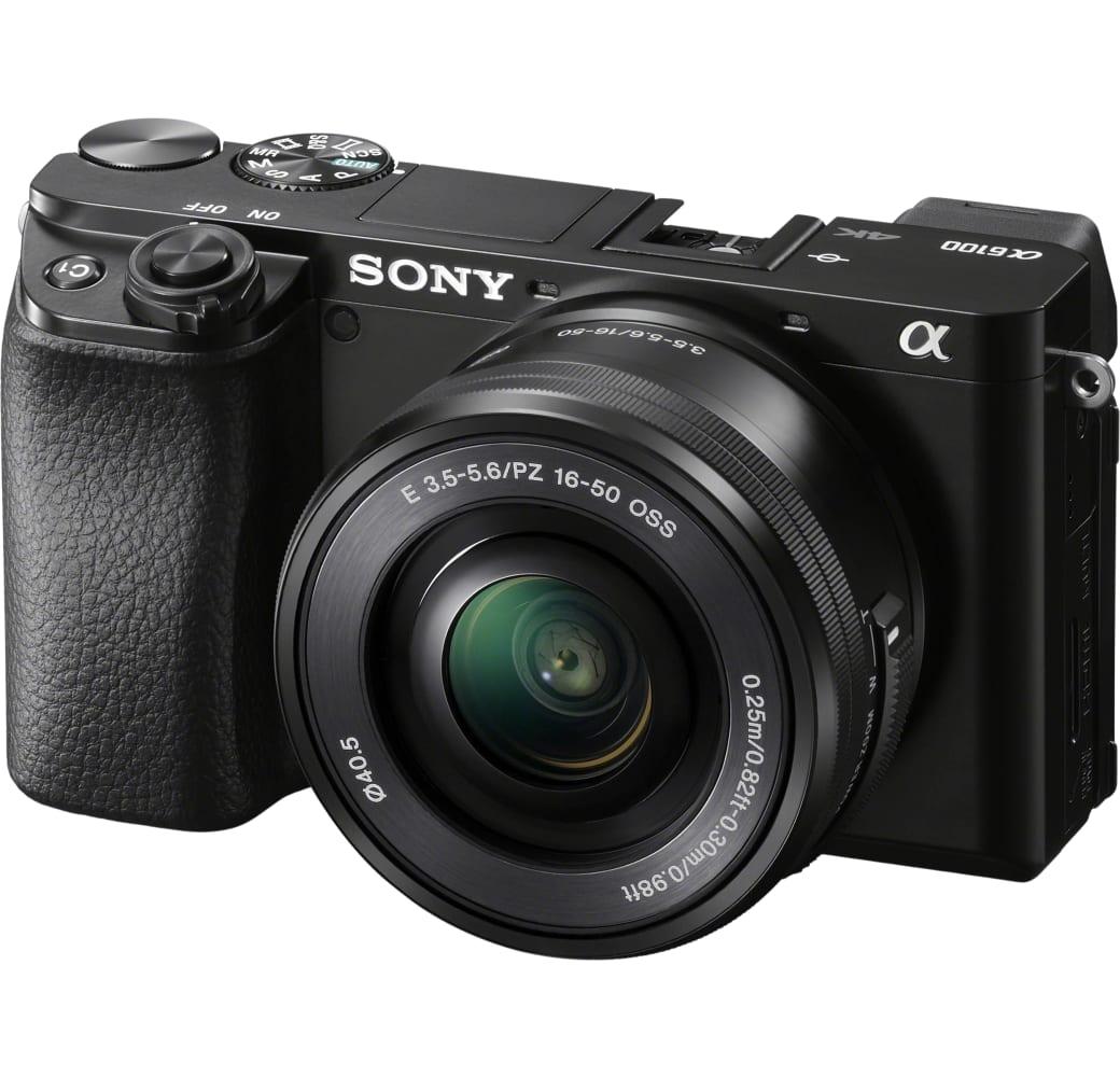 Negro Kit Sony Apha 6100 + E PZ 16-50 mm f/3.5-5.6 OSS.1