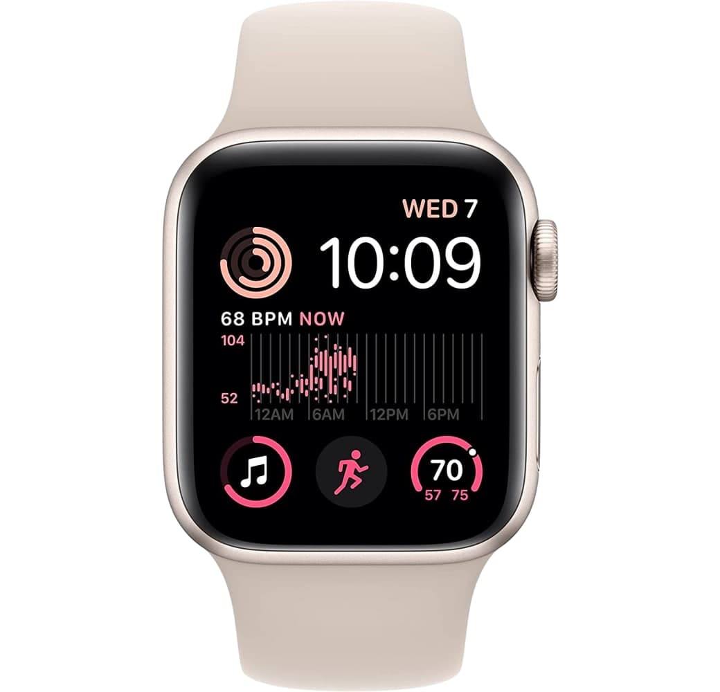 Blanco estrella Apple Watch SE GPS + Cellular, caja de Aluminio, 40 mm.2