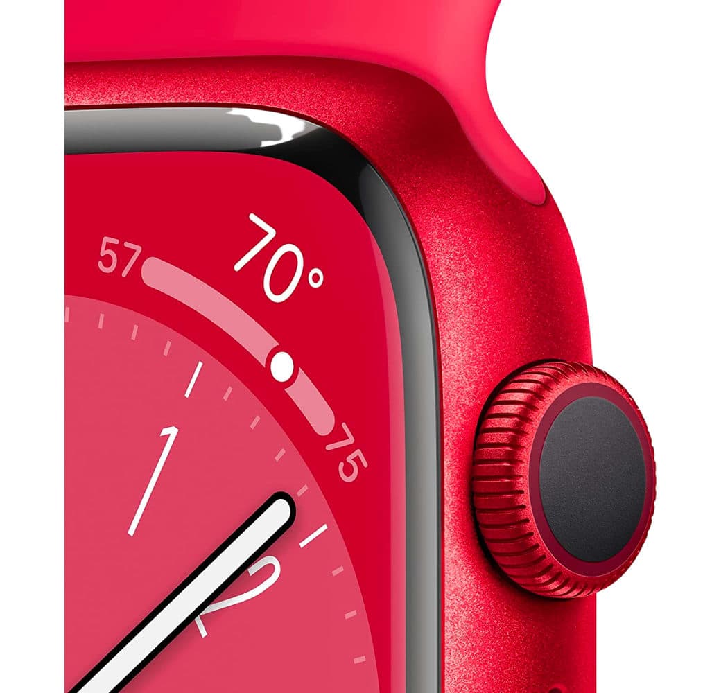 (Product)Red Apple Watch Series 8 GPS + Cellular, Aluminiumgehäuse, 45 mm.3