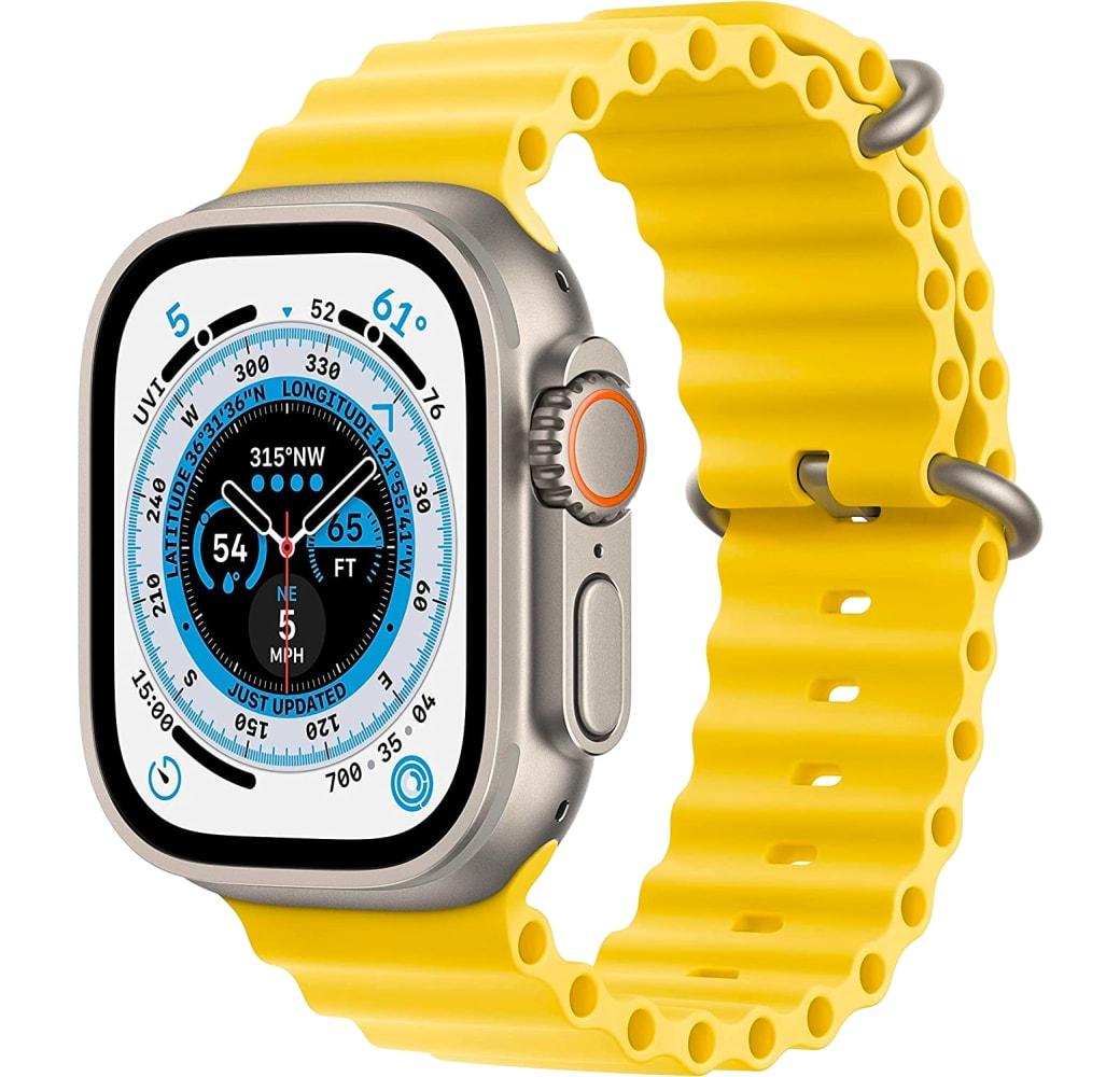 Amarilla Apple Watch Ultra GPS + Cellular, caja de titanio, 49 mm.1