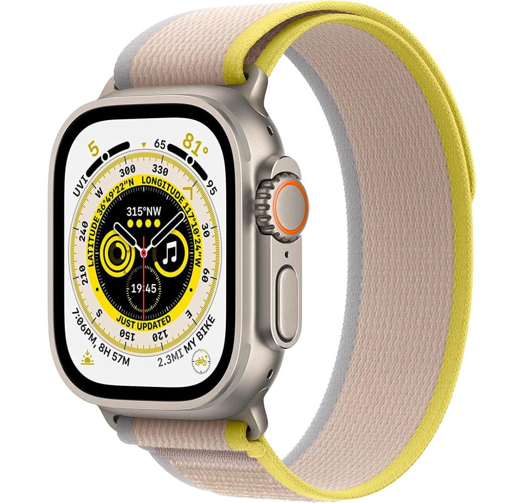 Yellow/Beige Apple Watch Ultra GPS + Cellular, Titanium Case, 49mm.1