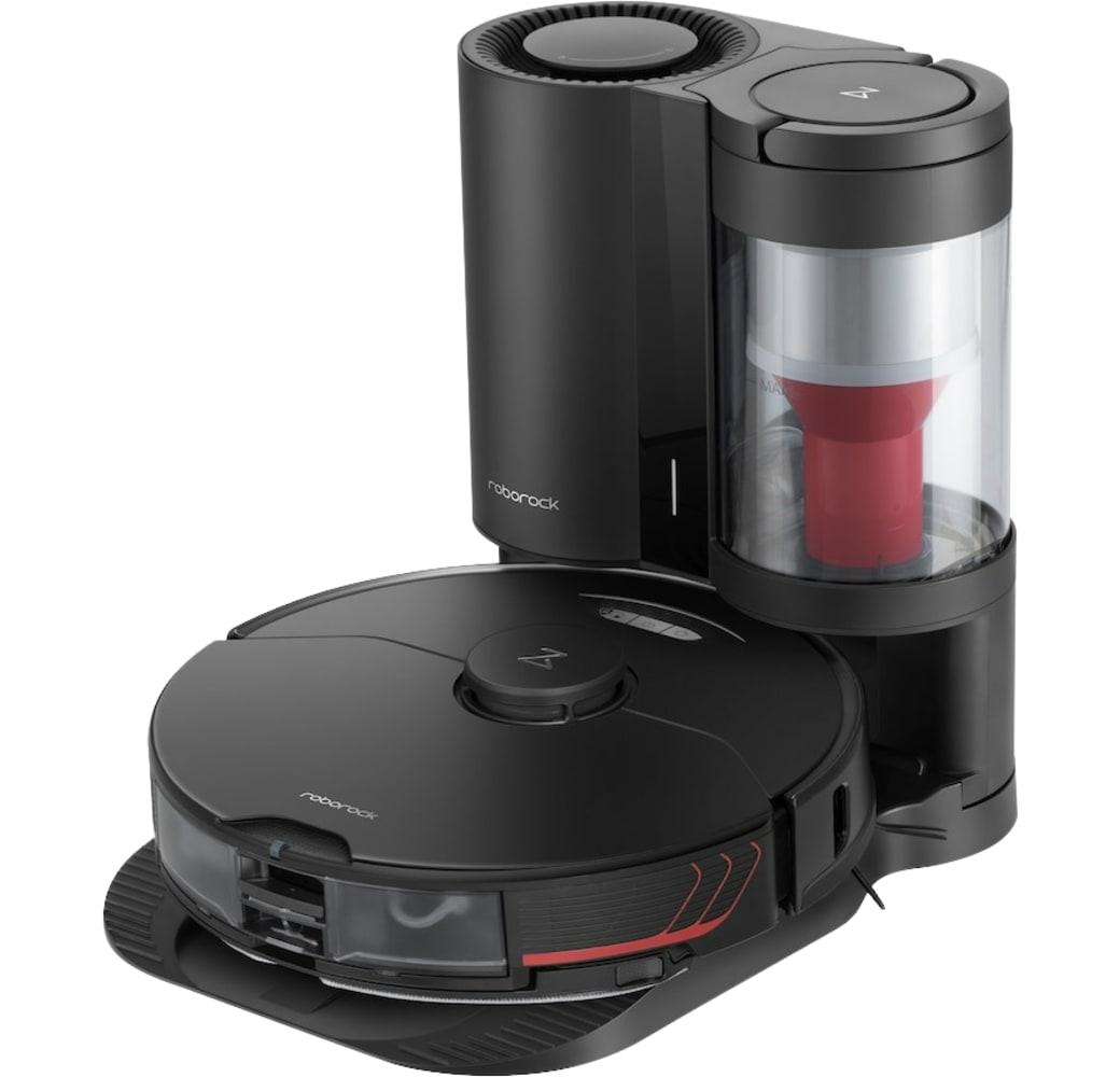 Negro Roborock S7 MaxV Plus Robot Aspirador y Fregona con Estación de Succión.1