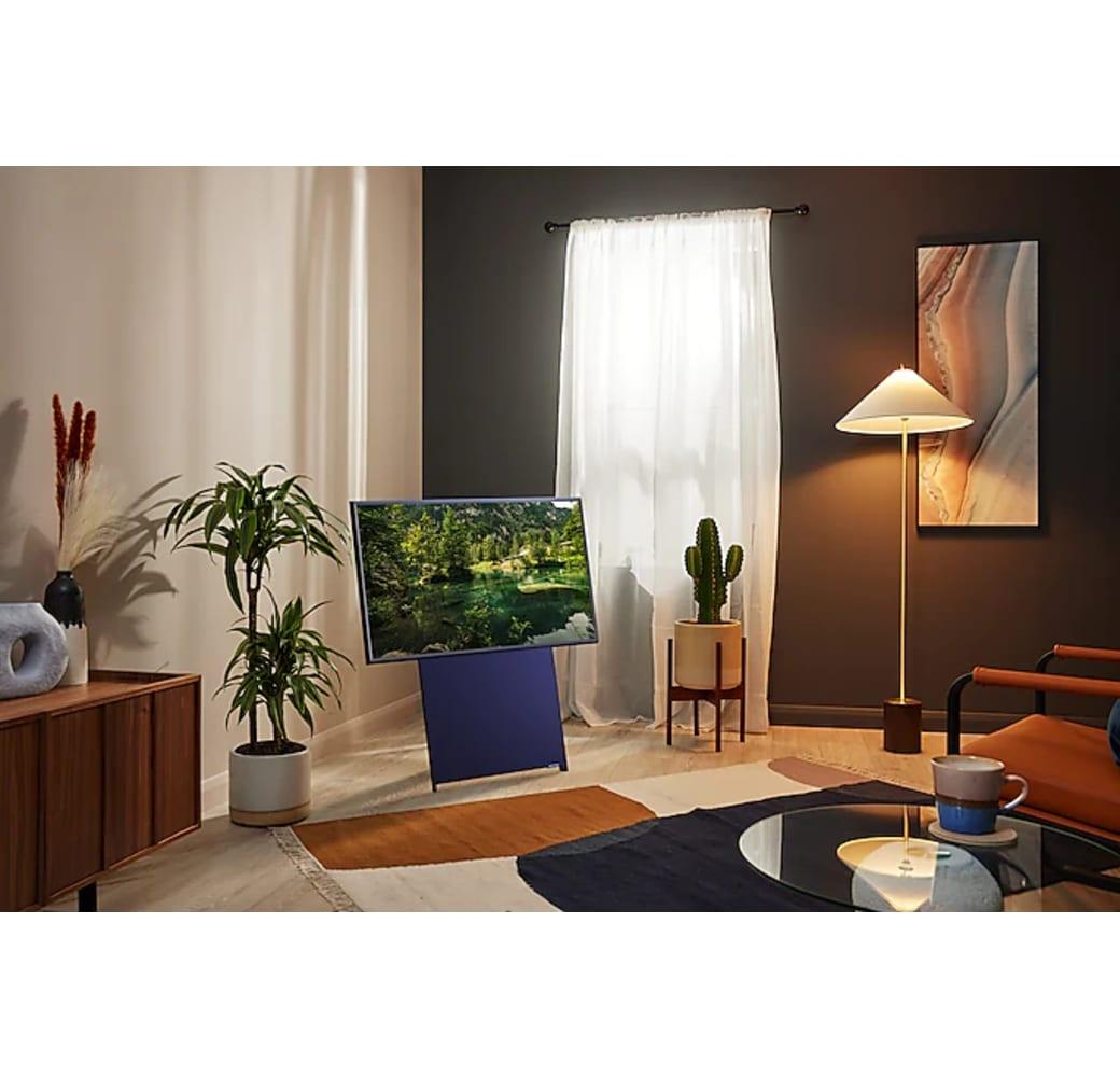 Navy Blau Samsung TV 43" GQ43LS05BAU The Sero QLED.7