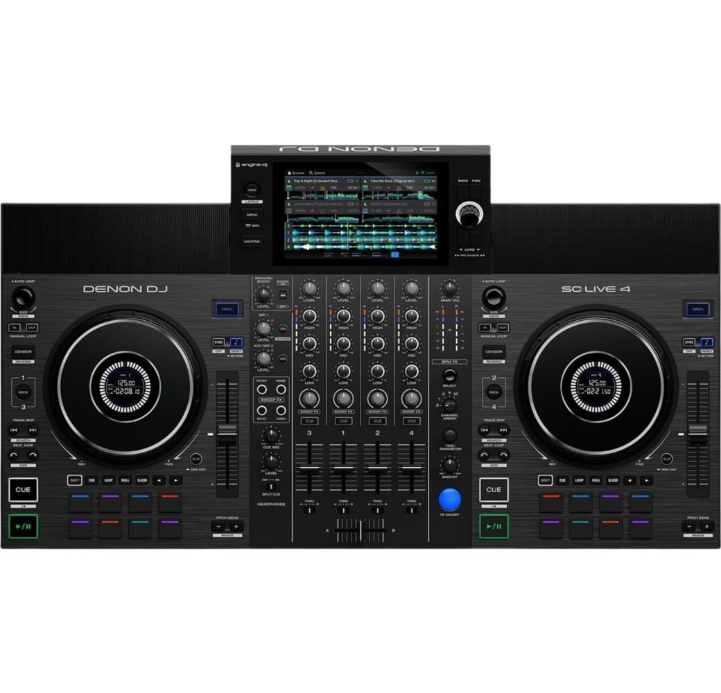 Schwarz Denon DJ SC Live 4 DJ Controller.1