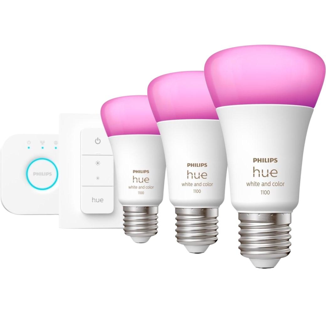 White Philips Hue White & Color Starter Pack E27.1