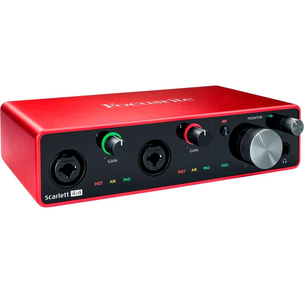 Red / Black Focusrite Scarlett 4i4 (3rd Gen) Audio Interface.1