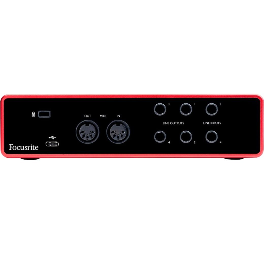 Red / Black Focusrite Scarlett 4i4 (3rd Gen) Audio Interface.3