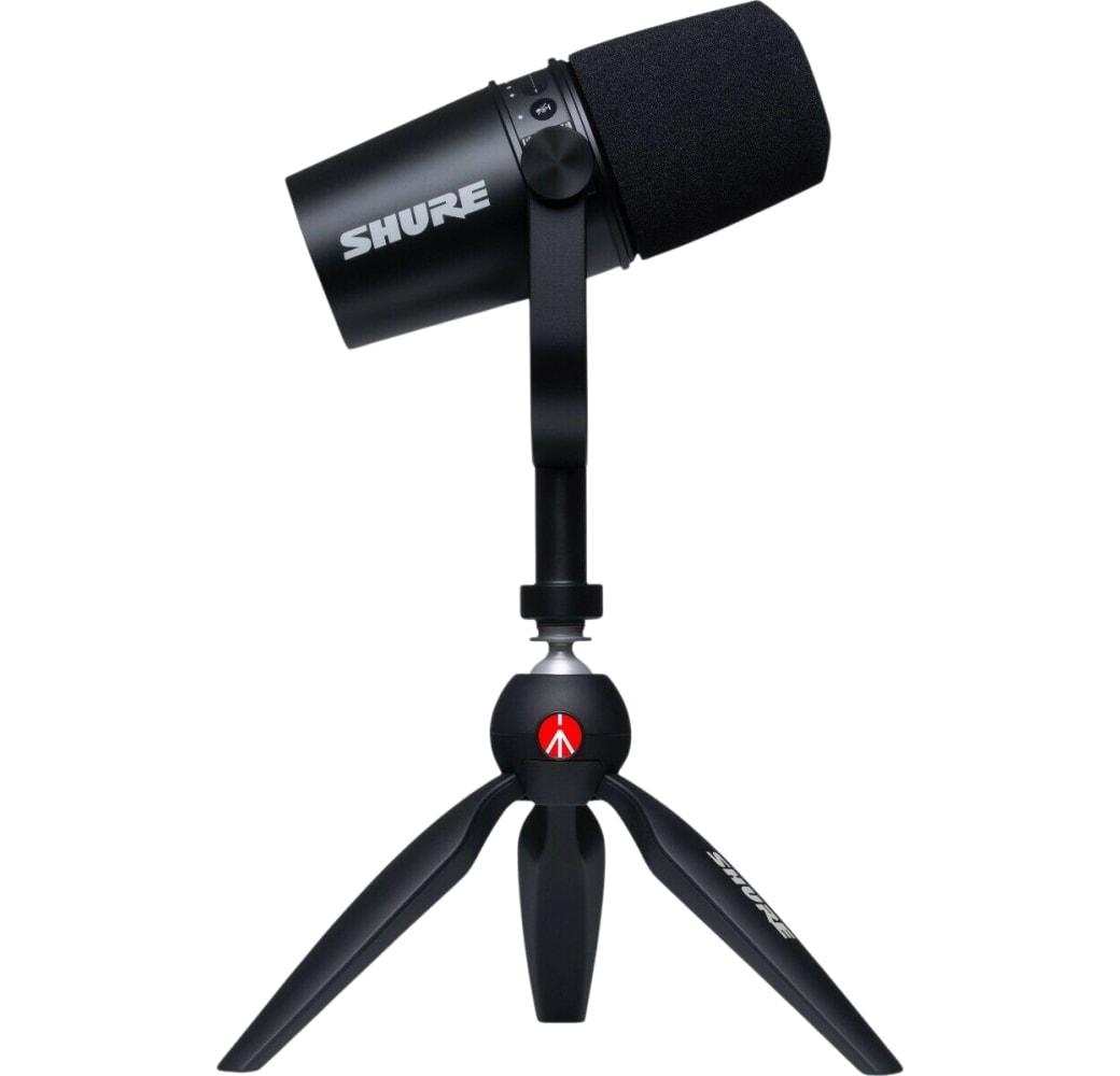 Negro Shure MV7 Podcast Kit micrófono.2