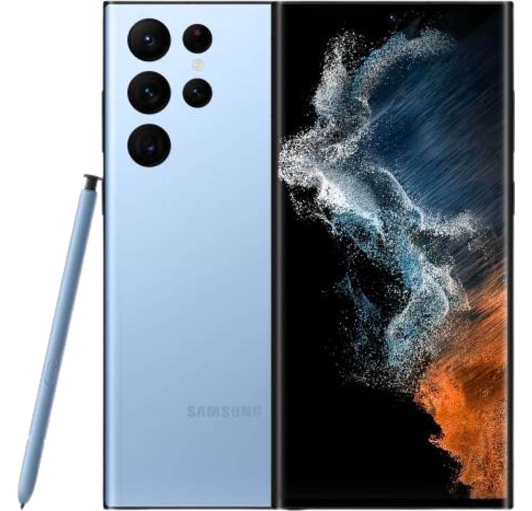 Sky Blue Samsung Galaxy S22 Ultra Smartphone - 256GB - Dual SIM.1