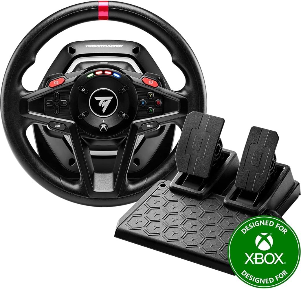 Black Thrustmaster T-128X Racing Steering Wheel.1