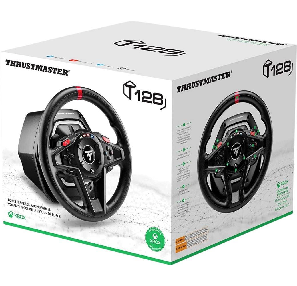 Black Thrustmaster T-128X Racing Steering Wheel.5