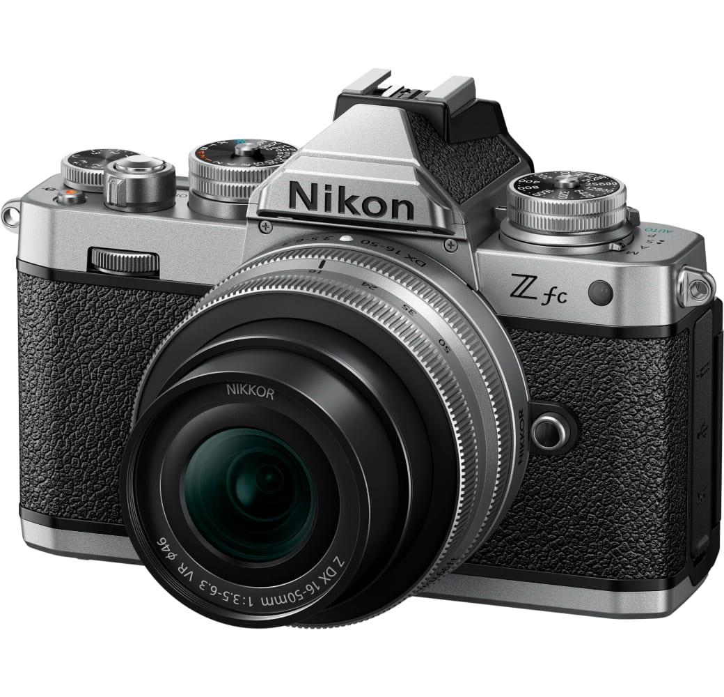 Schwarz Nikon Z fc Systemkamera, mit Objektiv Nikkor Z DX 16-50mm f/3.5-6.3 VR + Nikkor Z DX 50-250mm f/4.5-6.3 VR.2