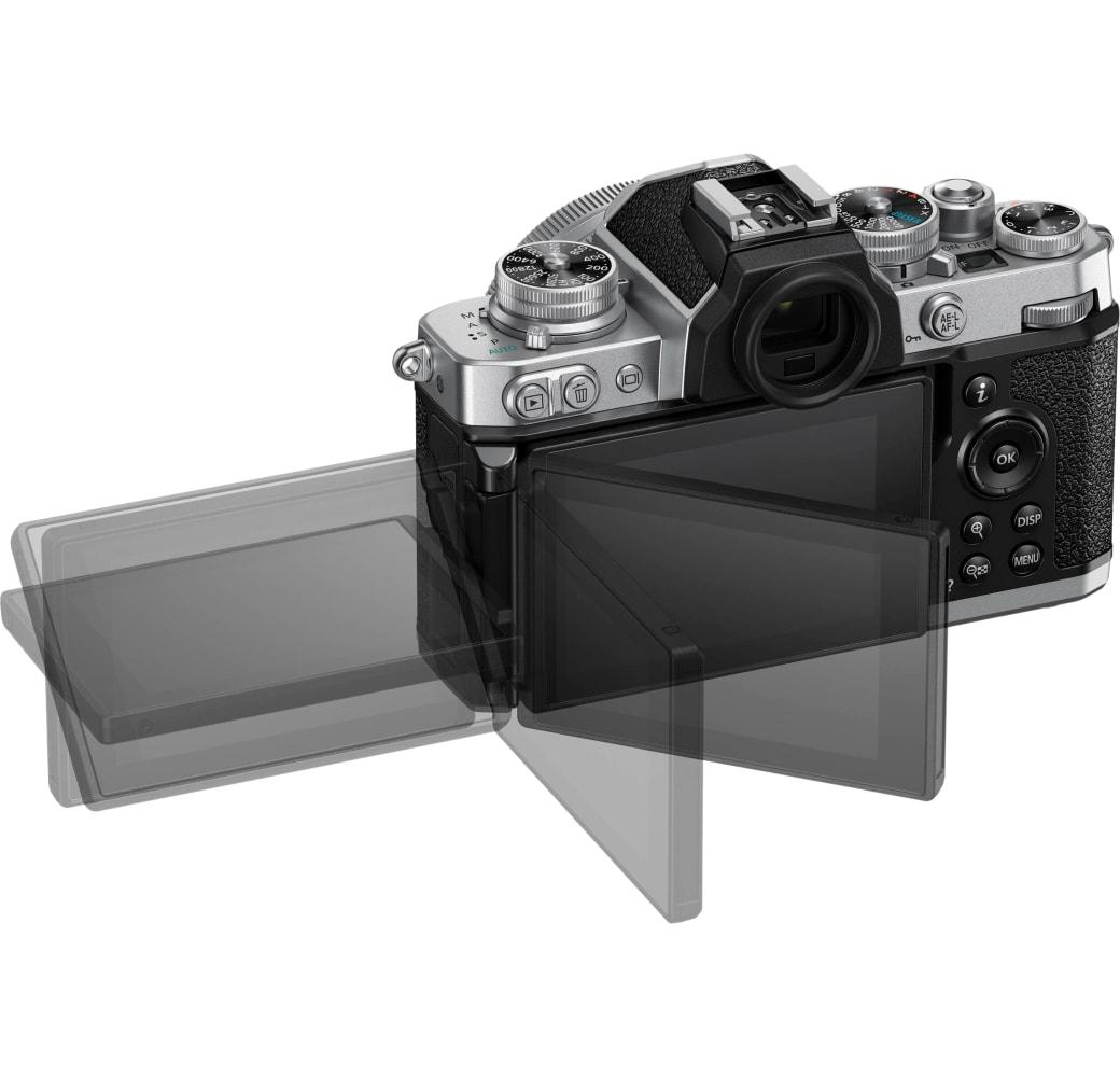 Schwarz Nikon Z fc Systemkamera, mit Objektiv Nikkor Z DX 16-50mm f/3.5-6.3 VR + Nikkor Z DX 50-250mm f/4.5-6.3 VR.4