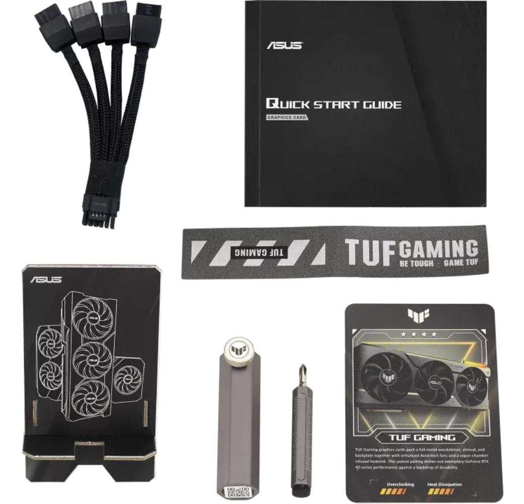 Schwarz Asus TUF Gaming GeForce RTX 4090 OC Grafikkarte.4