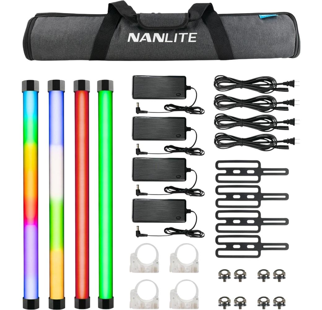 Black NANLITE PavoTube II 15X 4-Light kit.5