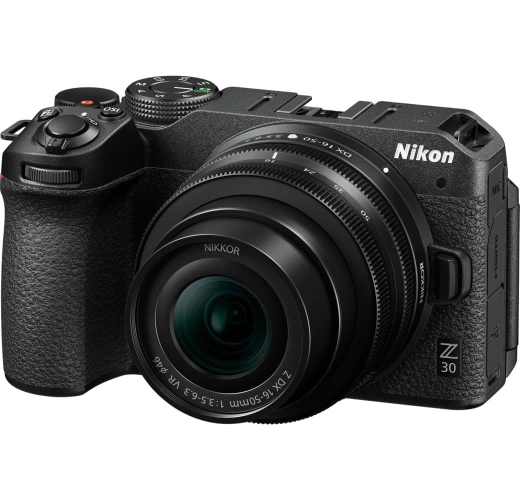 Black Nikon Z30 + Nikkor Z DX 16-50mm f/3,5-6,3 VR + Nikkor Z DX 50-250mm f/4,5-6,3 VR.2